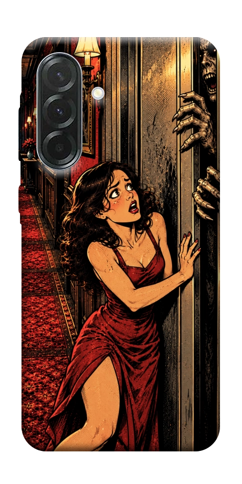 Чехол Scared woman для Galaxy A37 5G