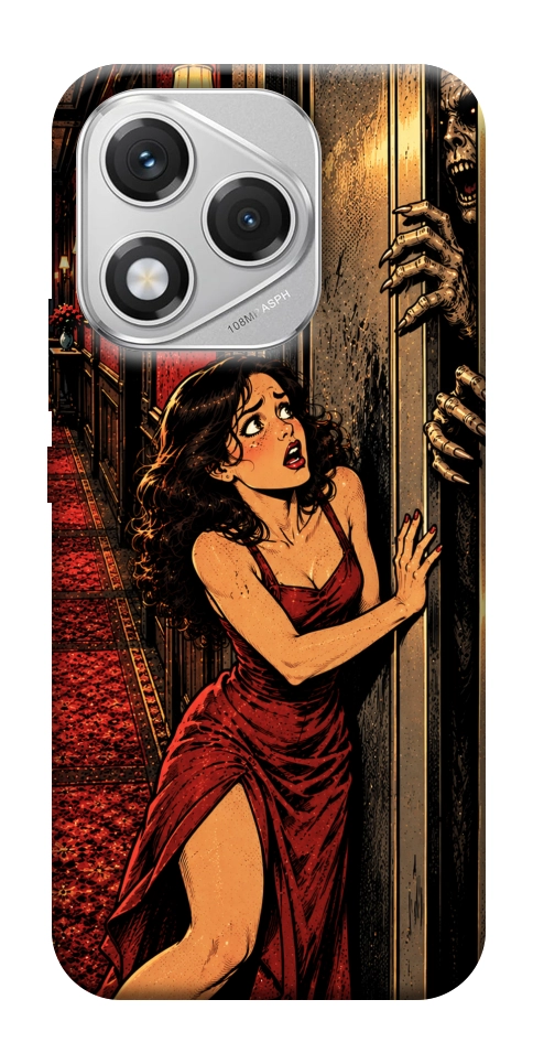 Чехол Scared woman для Huawei Honor 400 Lite