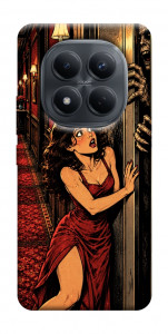 Чехол Scared woman для Xiaomi Redmi Note 15 4G (EU)