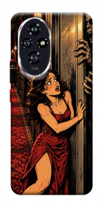 Чехол Scared woman для Huawei Honor 200