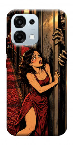 Чехол Scared woman для Oppo A6 Pro 4G