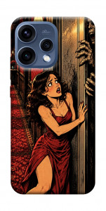 Чохол Scared woman для Oppo Reno 15