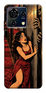 Чехол Scared woman для ZTE Blade V50 Vita
