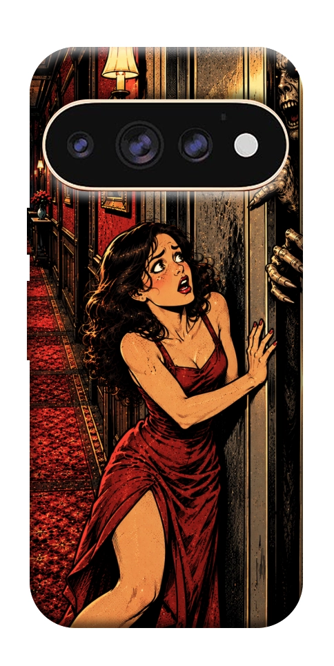 Чехол Scared woman для Google Pixel 11 Pro XL