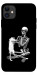 Чохол Skeleton with cat для iPhone 11