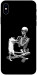 Чохол Skeleton with cat для iPhone XS Max