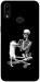 Чехол Skeleton with cat для Galaxy A10s (2019)