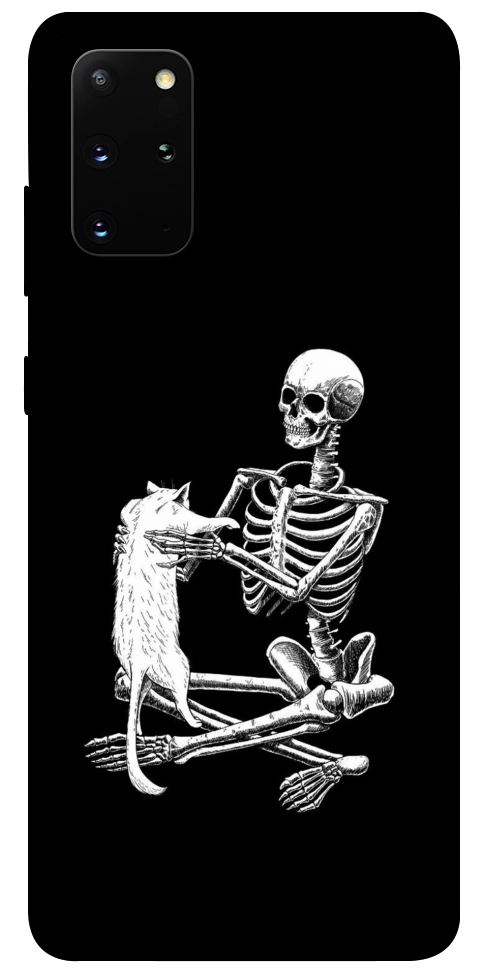 Чохол Skeleton with cat для Galaxy S20 Plus (2020)