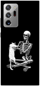 Чехол Skeleton with cat для Galaxy Note 20 Ultra