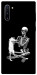 Чохол Skeleton with cat для Galaxy Note 10 (2019)