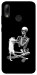 Чехол Skeleton with cat для Huawei P Smart (2019)