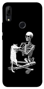 Чохол Skeleton with cat для Huawei P Smart Z