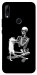 Чохол Skeleton with cat для Huawei P Smart Z