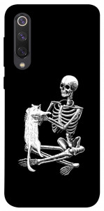 Чехол Skeleton with cat для Xiaomi Mi 9 SE