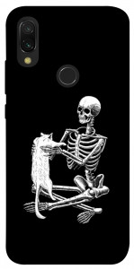Чохол Skeleton with cat для Xiaomi Redmi 7