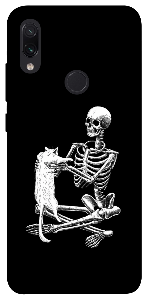 Чохол Skeleton with cat для Xiaomi Redmi Note 7