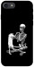 Чохол Skeleton with cat для iPhone 8