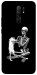 Чехол Skeleton with cat для Xiaomi Redmi 9