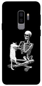 Чохол Skeleton with cat для Galaxy S9+