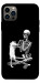 Чохол Skeleton with cat для iPhone 12 Pro