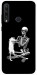 Чохол Skeleton with cat для Huawei Y6p