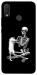 Чохол Skeleton with cat для Huawei Nova 3i