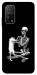Чехол Skeleton with cat для Xiaomi Mi 10T