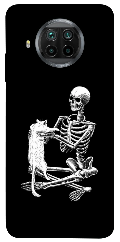 Чохол Skeleton with cat для Xiaomi Mi 10T Lite