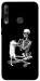 Чехол Skeleton with cat для Huawei P40 Lite E
