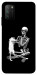 Чехол Skeleton with cat для Xiaomi Poco M3