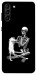 Чохол Skeleton with cat для Galaxy S21+