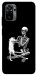 Чехол Skeleton with cat для Xiaomi Redmi Note 10