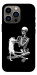 Чохол Skeleton with cat для iPhone 13 Pro