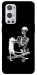 Чохол Skeleton with cat для Oneplus 9 pro