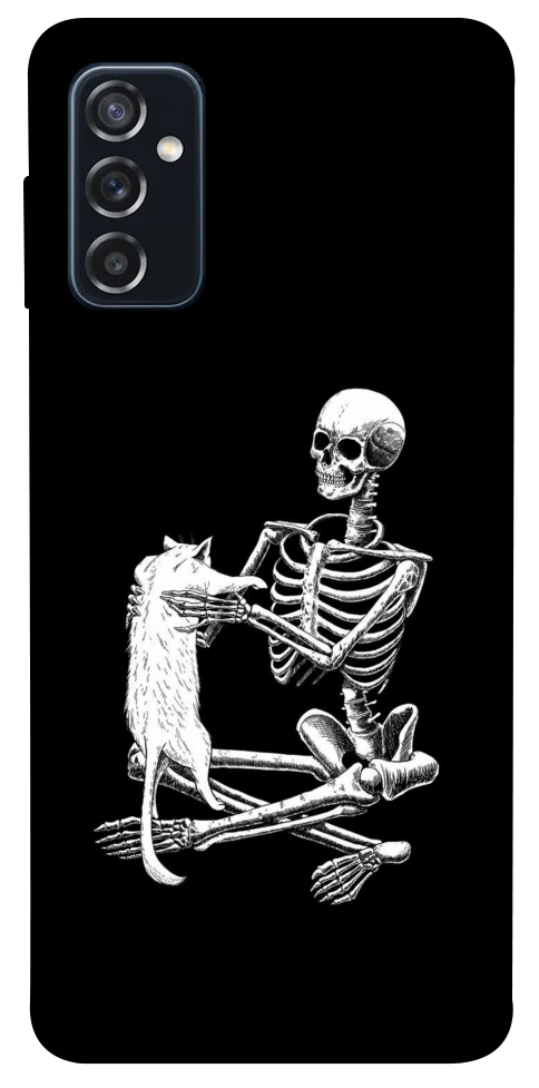 Чехол Skeleton with cat для Galaxy M52