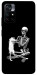 Чехол Skeleton with cat для Xiaomi Poco M4 Pro 5G