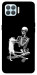 Чехол Skeleton with cat для Oppo F17 Pro