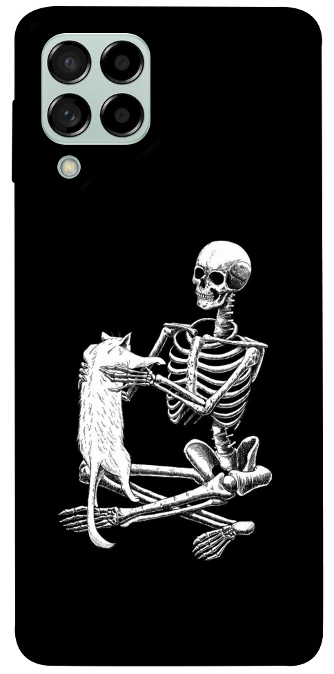 Чехол Skeleton with cat для Galaxy M53
