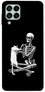 Чехол Skeleton with cat для Galaxy M53