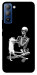 Чехол Skeleton with cat для TECNO Pop 5 LTE