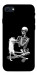 Чехол Skeleton with cat для iPhone SE (2022)