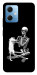 Чехол Skeleton with cat для Xiaomi Redmi Note 12 5G