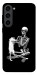 Чохол Skeleton with cat для Galaxy S23