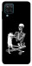 Чехол Skeleton with cat для Galaxy M12