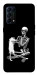 Чохол Skeleton with cat для Oppo Reno 5 4G