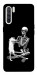 Чехол Skeleton with cat для Oppo Reno 3
