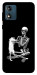 Чехол Skeleton with cat для Motorola Moto E13