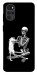 Чехол Skeleton with cat для Motorola Moto G22