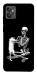 Чехол Skeleton with cat для Motorola Moto G32