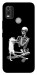 Чехол Skeleton with cat для Nokia C21 Plus
